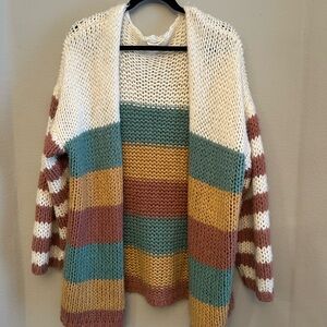 Boutique Striped Multicolor Women's Sweater